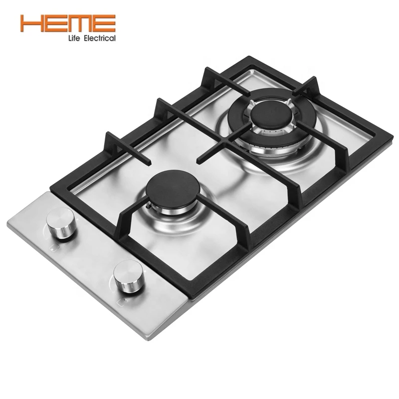 Kitchen appliance built in gas hob with stainless steel panel PG3021BS-CCI