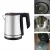 Import Kitchen appliance Electric Kettle  1500W  water boiler 304ss 201 Stainless Steel double layer water boiler 1800w from China
