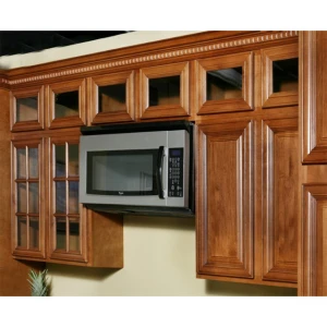 Kitchen Furniture Solid Wood Double Door Wall Cabinets American Wood Modern 3D Plywood 3 Years ISO9001 Comin Customized Size D.L