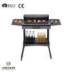 Kitchen Outdoor Cooking Appliance Healthy Electric Heater BBQ Grill With Stand