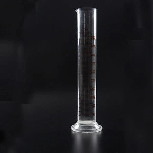 Laboratory measuring graduated cylinder glass measuring cylinder