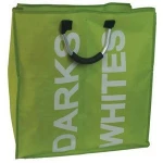 Large 3 Colours Double Foldable Laundry Washing Bag Bin Basket wholesale