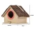Import Large Hanging Breeding Big Cage Wooden Bird House with customized from China