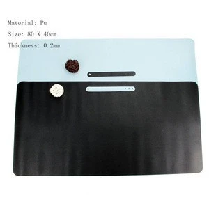 Large Office Use PU Leather Desk Computer Keyboard Mouse Pad Desk Mat