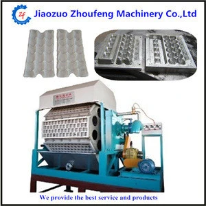 Large Output Recycling Waste Paper Egg Tray Production Line Rolled Egg Tray Making Machine