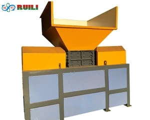 Large pieces of raw material shredder machine