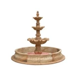 Large Sculpture Natural Stone Products Custom Design Outdoor Marble Garden Sets Garden Water Fountains