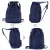 Import Large Shopping Sport Drawstring Backpack with Front Pocket Drawstring Bag Waterproof from China