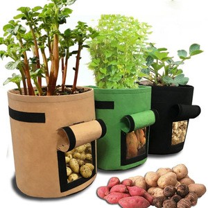 large size fabric pots gallon grow bags 10 gallon garden plant for vegetable and fruit