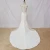 Import Latest design white lace applique elegant wedding dress with sweep train from China