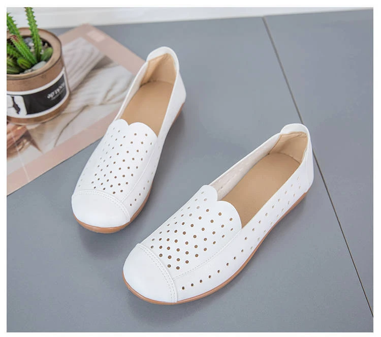 Latest fashion lightweight breathable comfortable flat cheap women casual shoes
