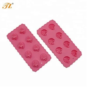 Latest Style Factory Supply Silicone Chocolate Cookies Molds in Fish Shape