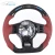 Import LED Carbon Fiber Red Perforated Leather Steering Wheel  For Nissan from China