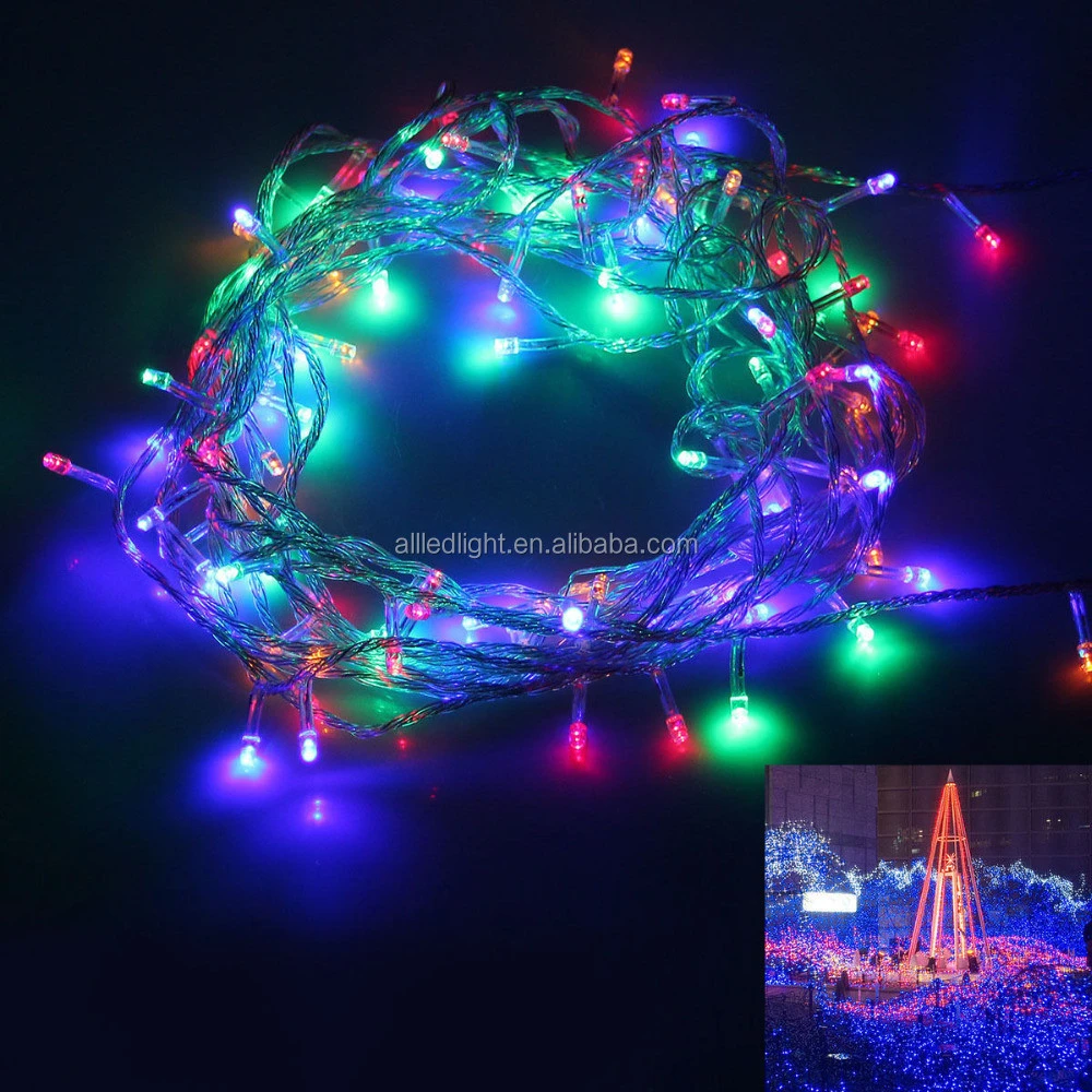 led christmas lights wholesale 100 leds/10m 110v/ 220V LED String fairy, Christmas led string light