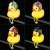 Import LED Glowing Rubber Baby Duck Bicycle Bell with Helmet from China