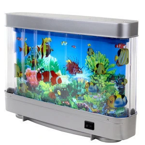 Led Night Light Led Decorative Light Fake Fish Aquarium With Fish Ocean In Motion
