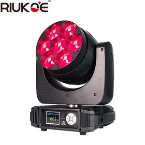 led professional stage light dmx fixture 7x40w  RGBW 4in1 zoom led wash moving head lights