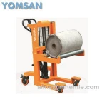 Light duty hand roll paper stacker paper handling roll lifter