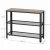 Import living room cheap entrance hall table furniture wood black console table with storage from China