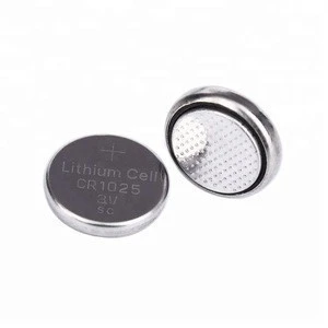 Low Price Rechargeable 30mAh CR1025 3.7V Li-ion Button Cell Battery