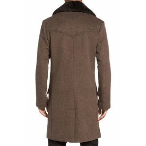 luxuriously soft and dense cashmere double-breasted long coat