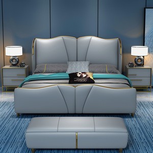 Luxury Design Upholstered  Latest Double bedframe other bedroom furniture
