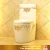 Import Luxury hotel single piece toilet gold toilet bowl 2020 from China