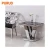 Import Luxury kitchen dining room furniture stainless steel metal table base rectangle dining table from China