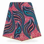 LWX8#5401 Beautiful design hollandies wax veritable real wax printed fabric for wedding dress