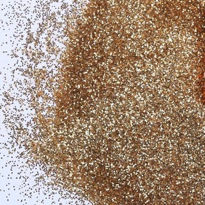 MAGSLIME Ultra-thin Light Gold Holographic Chunky Glitter Sequins Iridescent  Non-Toxic Glitter for Craft Decoration