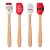 Import Maisons Wholesale Baking Tools Set of 4 Silicone Non-stick Spatulas with Wooden Handle Rubber Spatula Set from China