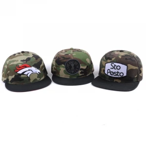 Manufacture of High Quality Military Snapback Caps, Custom Camo Caps Hats, Army Hats Supplier