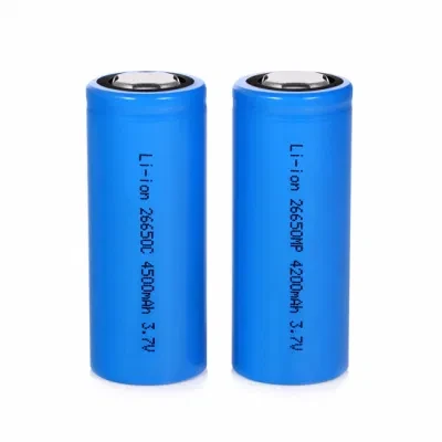Manufacturer OEM Cylindrical 26650 Rechargeable Cylindrical Lithium Ion 3.7V 4500mAh 26650 Battery Rechargeable Battery