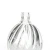 Import Manufacturer Perfume Bottles 80ml Round Ball Embossed Crystal Perfume Glass Bottle with Pump Spray from China