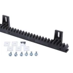 Manufacturer  Price module 8mm metal steel linear rack pinion gear rail sliding gate gear rack sliding door gear rack