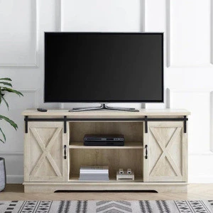 Manufacturer Supplier Modern Type Latest Design Wood LED Television TV Stand Cabinet Furniture