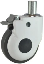 Medical castor wheel for hospital furniture