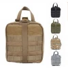 Medical Pouch - Tactical MOLLE Rip-Away 1000D EMT Utility Pouches With Buckle Strap - Free Bonus First Aid Patch And Shear