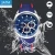 Import MEGALITH Sports Men&#39;S Sports Quartz Gift Watch Blue Red Waterproof Timer Wrist Watch For Male Chronograph Clock Silicone Rubber from China