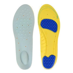 Memory Foam Orthopedic Silica Gel Shoe Insole, Sport Running Athletic Basketball Shoe Insoles Pads Inserts Pain Relief HA00216
