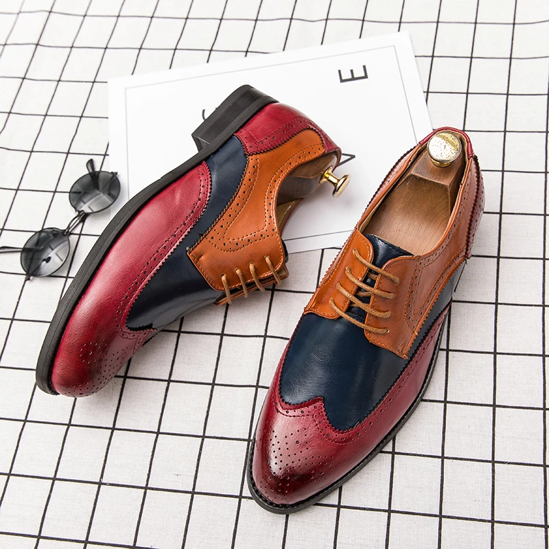 Men Dress Shoes Hot Selling High Quality Genuine Leather Dress Shoes for Men