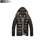 Mens autumn winter new cotton-padded jacket male Korean version standing collar male slim body warm men cotton-padded jacket