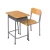 Import Metal frame student desk school furniture university desk from China