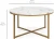 Import Metal Luxury Design Wood Glass Marble Top Modern gold Coffee Table For Living Room from China