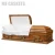Import MFW-020 Beautiful Solid mahogany wood adult casket supply to funeral home from China