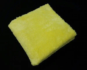 Microfiber Car Polishing Buffing Towel KOREA Plush Coral 400GSM ULTRASONIC CUT KNIFE CUT EDGELESS TOWEL CLOTH KOREANMICROFIBER