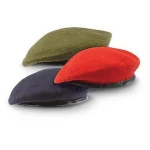 Military Beret Character 100% Wool Knitted Adults Unisex ALL Wool ALL COLOURS ALL Sizes Assorted SW-21 10" from 55 to 110 GMS