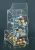 Import Mini Acrylic Countertop Clear Cube Plastic Wholesale Candy Dispenser from China