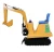 Import Mini Electric riding amusement park  kids excavator for children from China