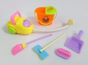 Mini furniture toys,Cheap toys Household Cleaning Tools,Pretend Play set mini toys